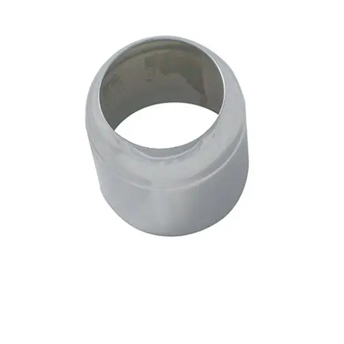 Runde Abdeckkappe in Chromoptik, passend für Kludi Produkte. Sie hat einen glänzenden, glatten Oberflächenfinish und einen zentralen Durchlass.
